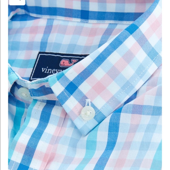 Boys' Atala Tattersall Poplin Whale Shirt - Picture 3 of 4